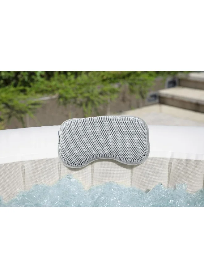 Bestway Bestway Lay-Z-Spa Padded Pillow, Hot Tub Head Rest, Neck and Head Support for Hot Tub, Hot Tub Accessory, Set of 2, Grey