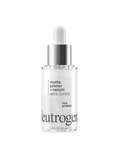 Neutrogena برايمر ومصل للوجه لتعزيز اللمعان غير اللامع، مصل ومصل لإضفاء اللمعان على البشرة مع بروتين الأرز يمتص الزيوت الزائدة ويحافظ على البشرة خالية من اللمعان، 1.0 أونصة سائلة  - Image 2