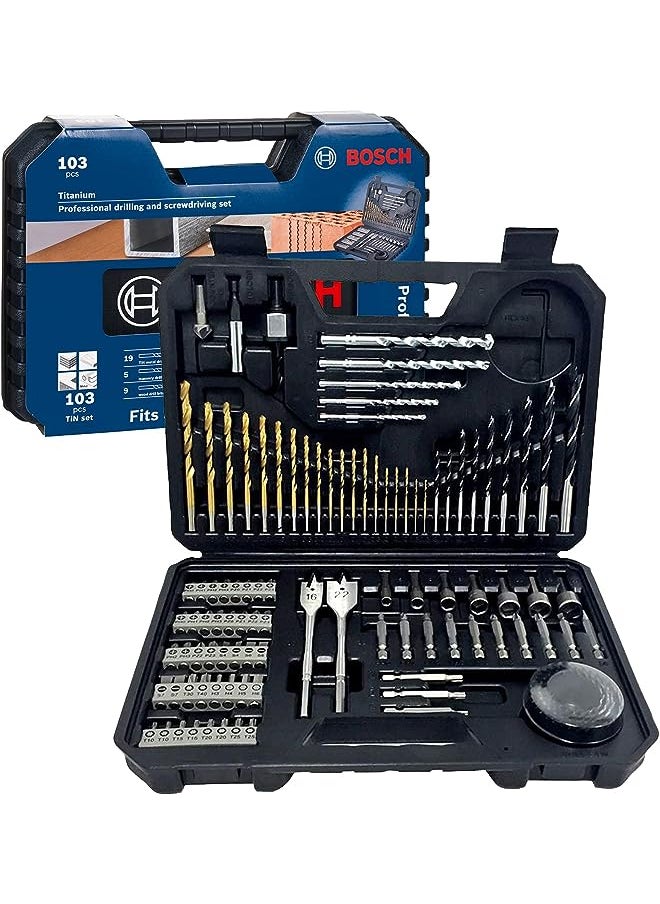 BOSCH 2608594070 mixed accessory set (103 piece), black  - Image 1