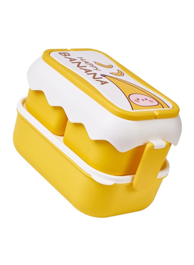 كيلا صندوق غداء، صندوق غداء لطيف محمول للطلاب، صندوق كرتوني للأطفال قابل للاستخدام في الميكروويف، حاوية غداء مستقلة للأطفال في المدرسة والمكتب - Image 4