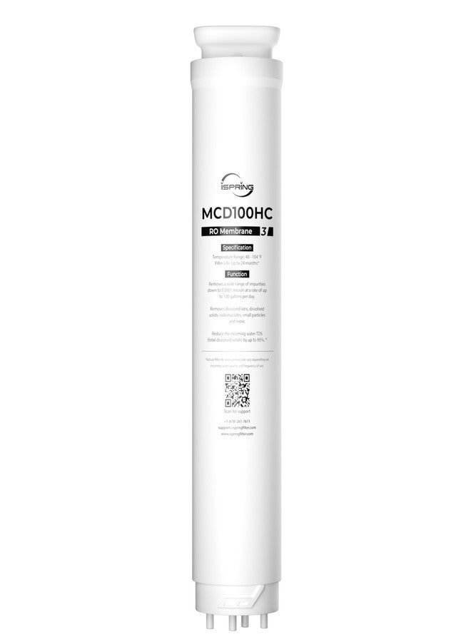 iSpring MCD100HC RO Membrane Replacement Filter for RCD100HCG Countertop Reverse Osmosis System, Replacement Cycle: Up to 24 Months - Image 1