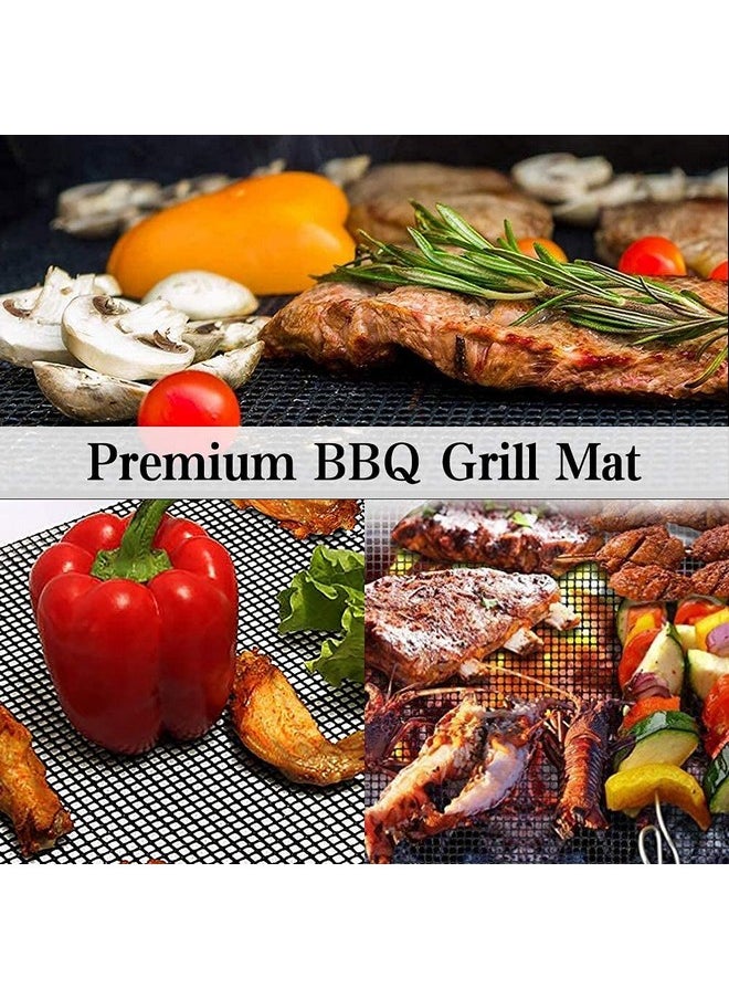 Freshome FRESHOME BBQ Mesh Grill Mat - Non-Stick, Rust-Resistant, Reusable, Easy Clean, Heat Resistant to 260°C / 500°F  - Image 2