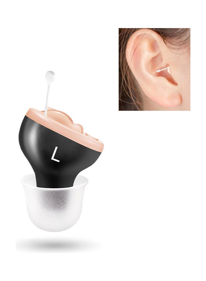 NIBEMINENT Mini Invisible Hearing-aid Sound Amplifier Volume Adjustable Ear Hearing Assistant Helper for Deaf Elderly Care(For Left Ear) - Image 1