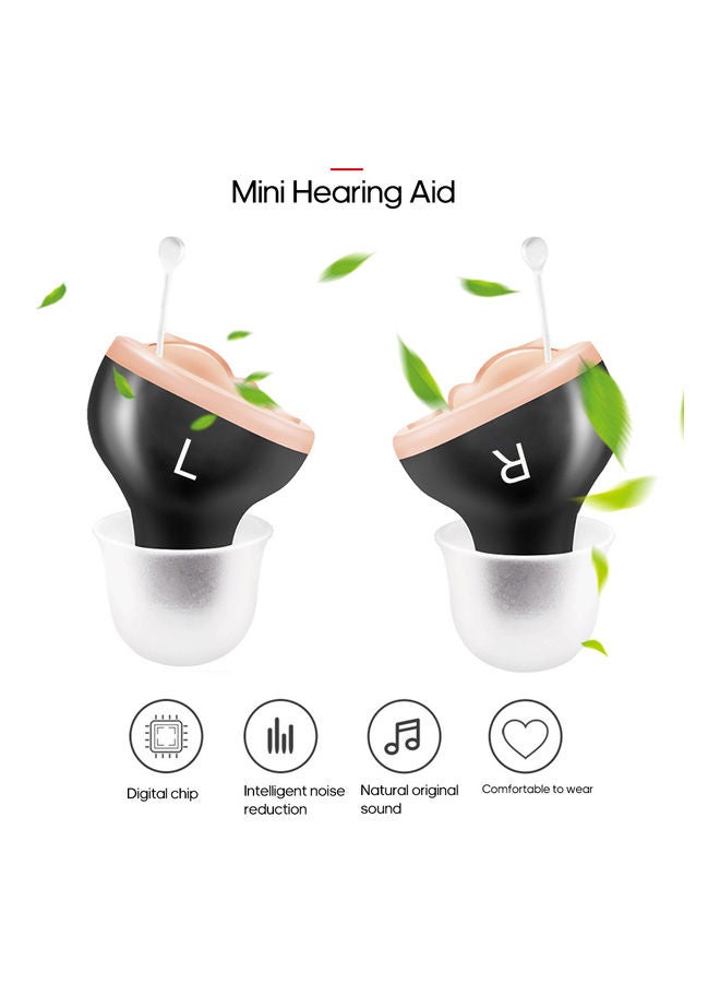 NIBEMINENT Mini Invisible Hearing-aid Sound Amplifier Volume Adjustable Ear Hearing Assistant Helper for Deaf Elderly Care(For Left Ear) - Image 2