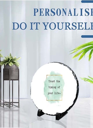 Protective Printed White Round Shape Marble Photo Frame for Table Top Trust The Timing Of Your Life - pzsku/Z94350B8D5BDF5AA578AAZ/45/_/1669296847/e1733ff9-8cb3-45e8-ab05-2c9e9c91a1ca