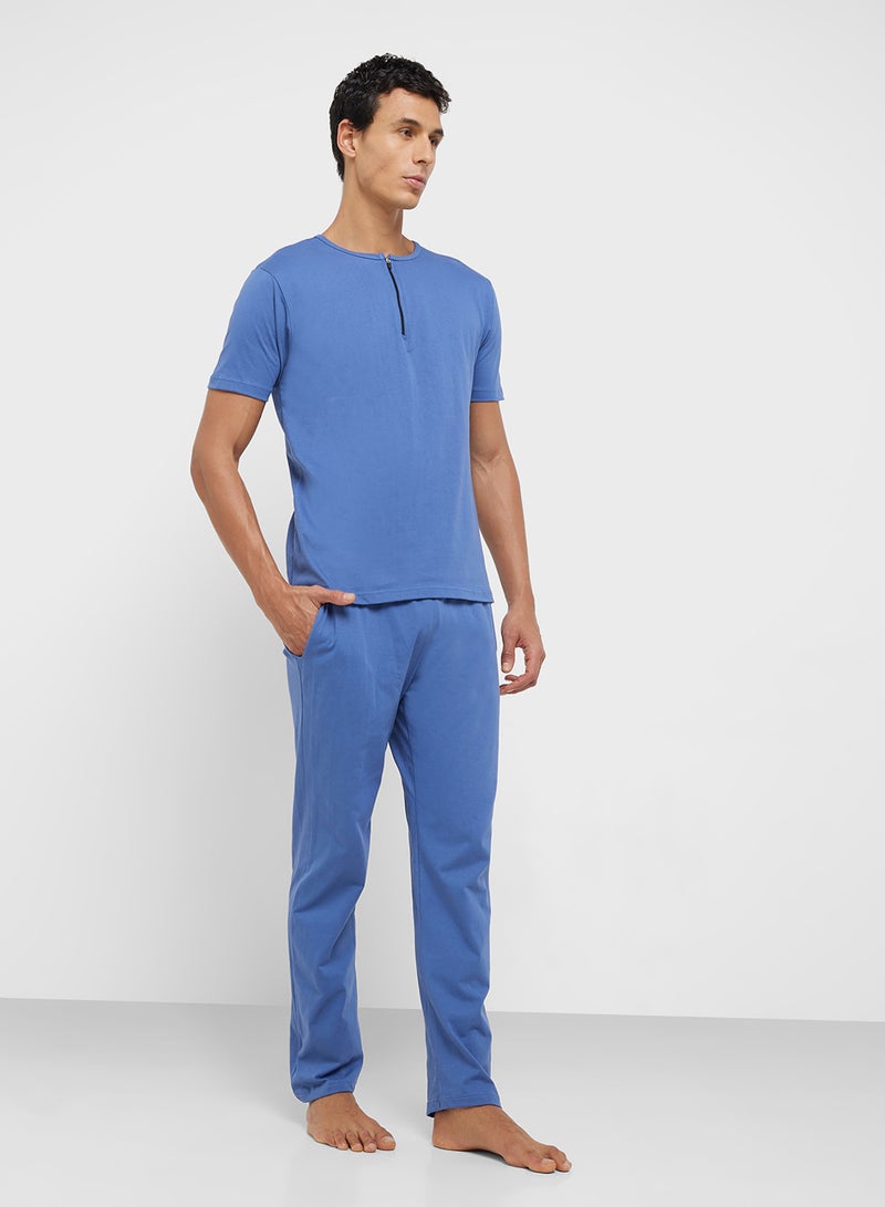Seventy Five Nightwear T-Shirt & Pants Set  - Image 1