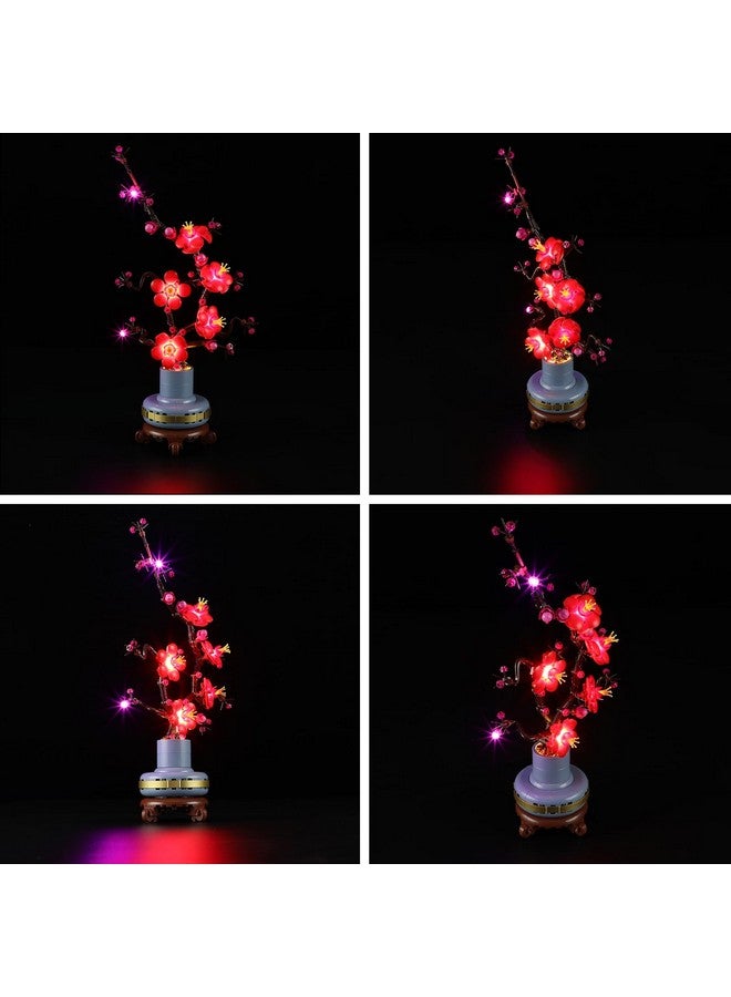 BRIKSMAX طقم إضاءة BRIKSMAX لزهرة البرقوق - إضاءة LED متوافقة مع مجموعة بناء أيقونات ليغو النباتية 10369 - Image 4