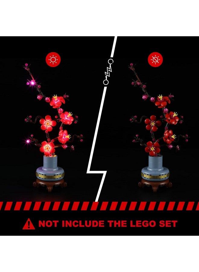 BRIKSMAX طقم إضاءة BRIKSMAX لزهرة البرقوق - إضاءة LED متوافقة مع مجموعة بناء أيقونات ليغو النباتية 10369 - Image 5