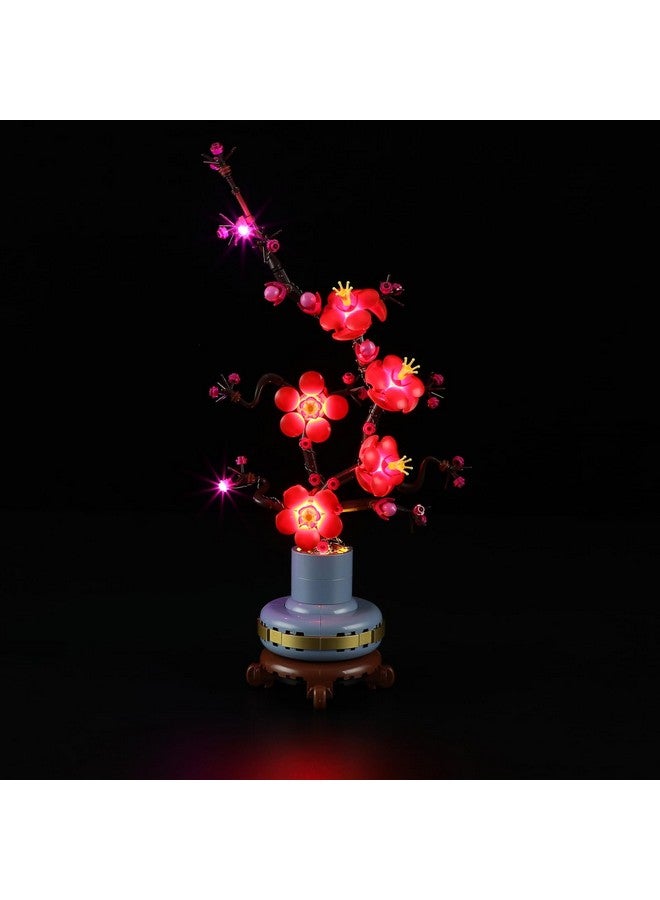 BRIKSMAX طقم إضاءة BRIKSMAX لزهرة البرقوق - إضاءة LED متوافقة مع مجموعة بناء أيقونات ليغو النباتية 10369 - Image 1