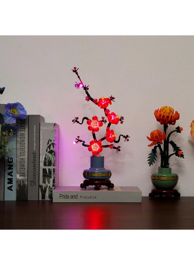 BRIKSMAX طقم إضاءة BRIKSMAX لزهرة البرقوق - إضاءة LED متوافقة مع مجموعة بناء أيقونات ليغو النباتية 10369 - Image 2