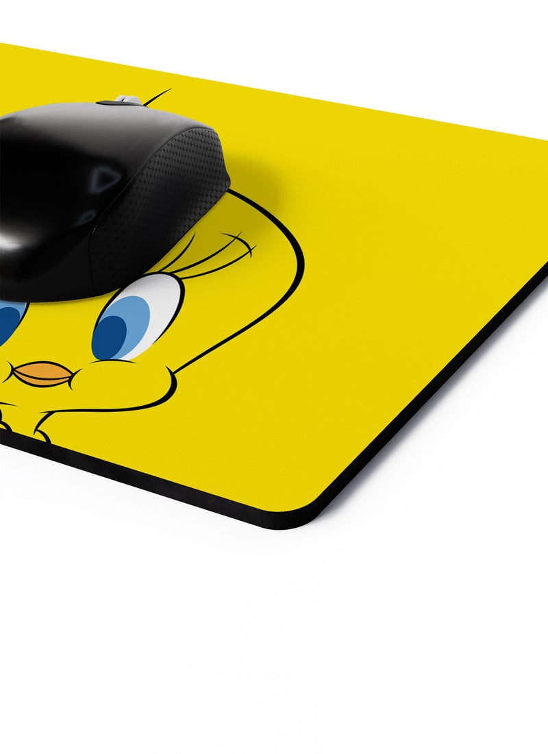 LOUD UNIVERSE Mouse Pad Rectangle Tweety Bird Looney Tunes Yellow - Image 3