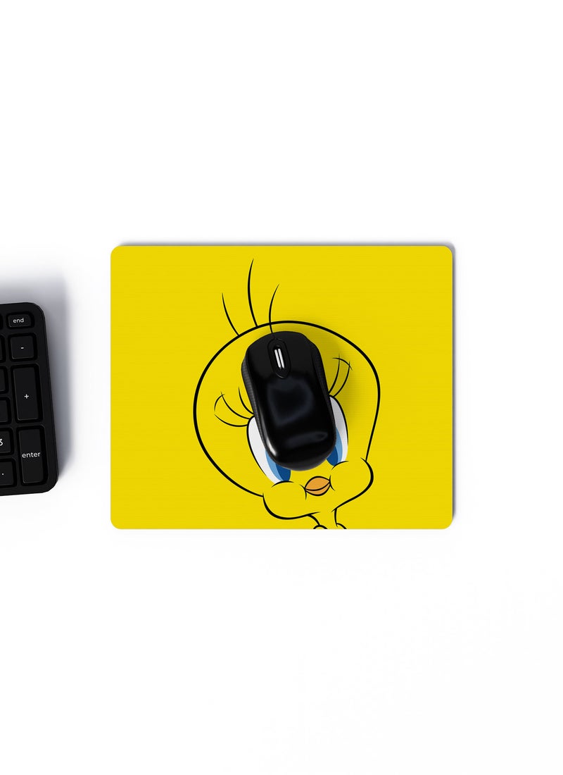 LOUD UNIVERSE Mouse Pad Rectangle Tweety Bird Looney Tunes Yellow - Image 2