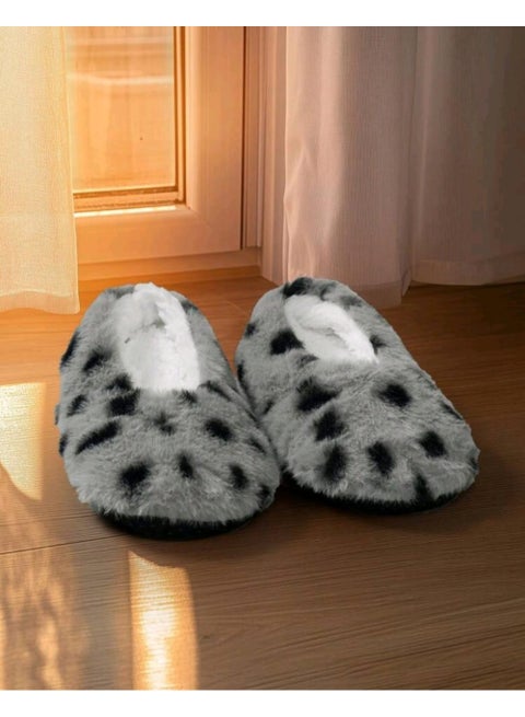 Women's House Slippers, Indoor Floor Slippers, Plush Slippers