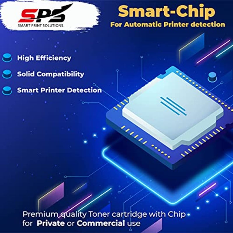 Smart Print Solutions 2x Cyan Compatible for CE271A CE272A CE273A for HP Color Laserjet Enterprise CP5525DN CP5525N CP5525XH M750DN M750N M750XH - Image 3