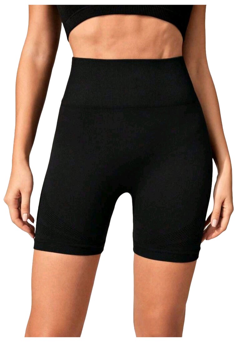 Sweet Cathy Yoga Shorts Seamless High Waist Scrunch Butt Lift Sports Tummy Control Stretcable Compression Fitness Gym for Women - Image 3