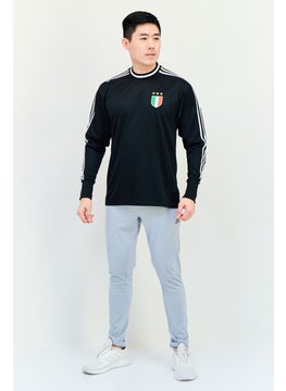 Adidas Men Loose Fit Juventus Icon Goalkeeper Jersey, Black  - Image 4