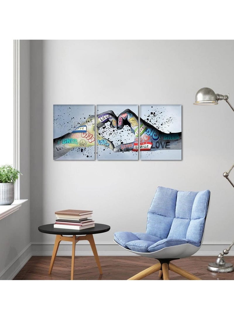 مؤسسة فكرة اليوم فكرة اليوم لوحة فنية جدارية من 3 لوحات فنية كلاسيكية مطبوعة بدقة عالية على قماش لتزيين المنزل لغرفة المعيشة والمكتب والبار ومؤطرة وجاهزة للتعليق (عرض 36 × ارتفاع 16 بوصة) - Image 3