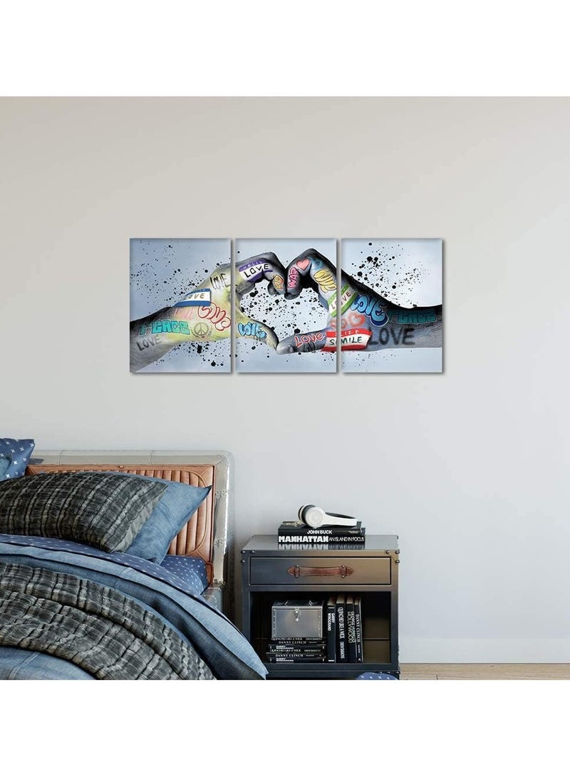 مؤسسة فكرة اليوم فكرة اليوم لوحة فنية جدارية من 3 لوحات فنية كلاسيكية مطبوعة بدقة عالية على قماش لتزيين المنزل لغرفة المعيشة والمكتب والبار ومؤطرة وجاهزة للتعليق (عرض 36 × ارتفاع 16 بوصة) - Image 4