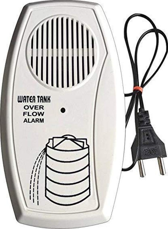 Aarav Water Tank Overflow Alarm Siren White Color with Human Voice, Wired Sensor Security System Water Alarm Bell with Free Water Sensor (Pack of 2) - Image 2