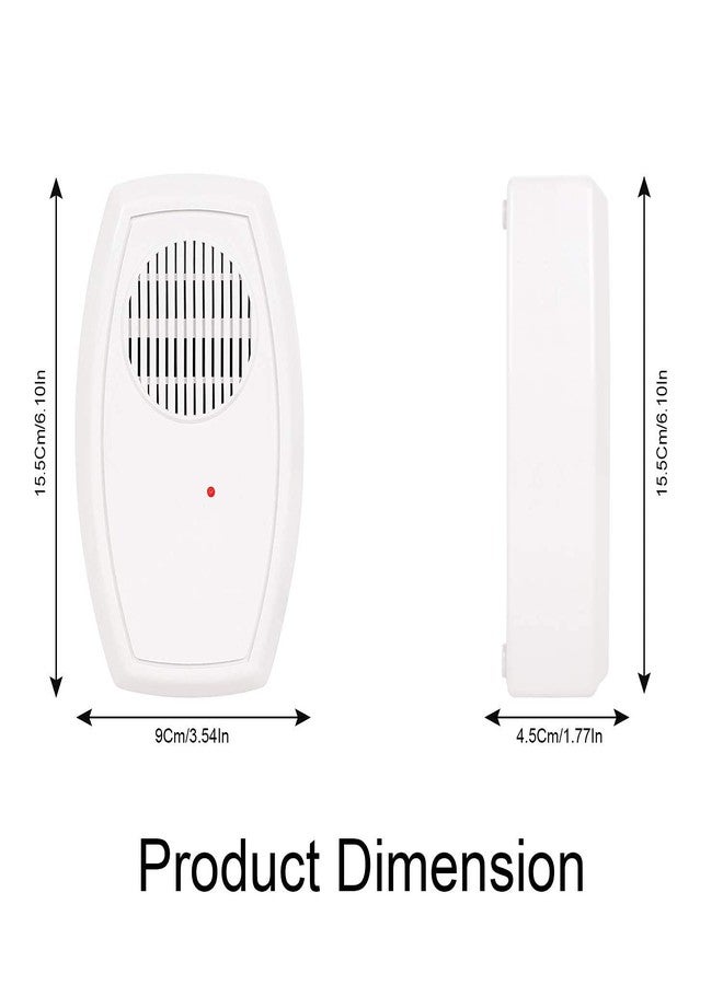 Aarav Water Tank Overflow Alarm Siren White Color with Human Voice, Wired Sensor Security System Water Alarm Bell with Free Water Sensor (Pack of 2) - Image 4