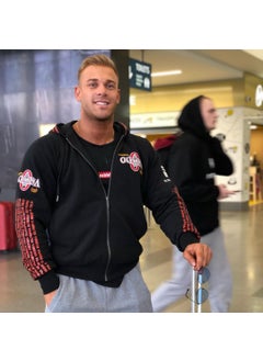 Generic 2019 New Olympic Sweatshirt Fitness Jacket Sports Cotton Printing Hooded Zipper Shirt Healthy Athletic Hooded Pullover 19 black Scarlet Letter 