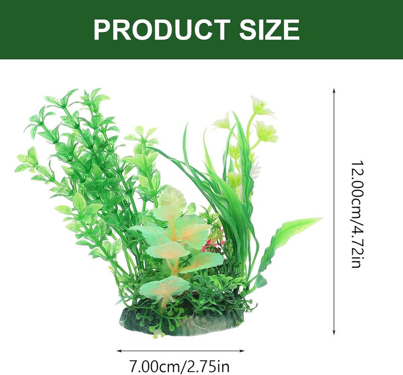 2pcs Aquarium Artificial Water Grass Simulation Plants Plastic Decorative Aquatic Plants for Fish Tank Landscape Aquarium Supplies - Image 2
