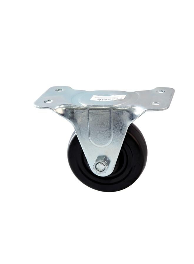 ACE Plate Type Swivel Caster with Brake Silver and Black 3inch 31-30100000-22100CS1 - Image 2