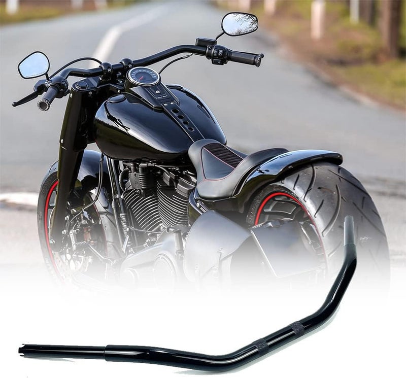 Motorcycle Seagull Bar Handlebar Handle Dimpled For Harley Fat Boy 20062024 Breakout 20132024 Road King 20182024