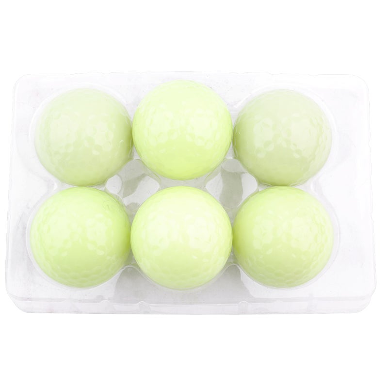 Glow In The Dark Golf Balls: 4 Pack Full Compression Core Soft Surface - UV Rechargeable No Batteries Needed Luminous Golf Balls for Night Golf Practice Golf Enthusiasts Birthday Gifts - Image 2
