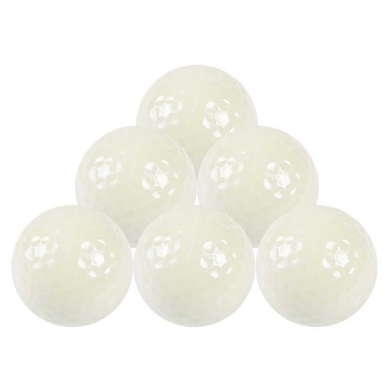 Glow In The Dark Golf Balls: 4 Pack Full Compression Core Soft Surface - UV Rechargeable No Batteries Needed Luminous Golf Balls for Night Golf Practice Golf Enthusiasts Birthday Gifts - Image 3