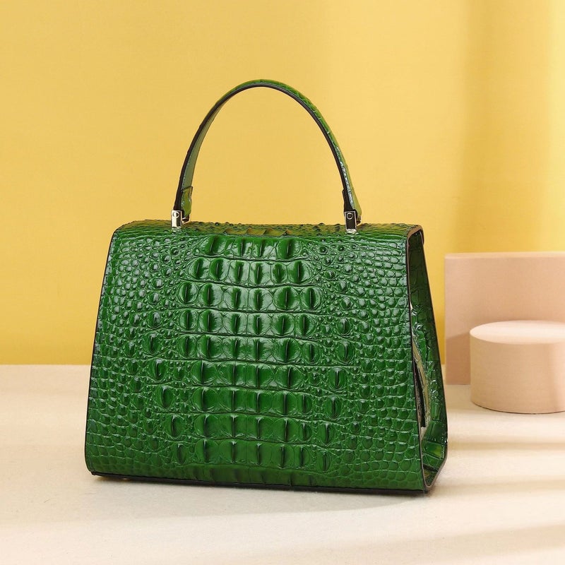 Fashion Women'S Shoulder Bag Crocodile Pattern All-Match Crescent Bag Vintage Women'S Bag - Image 4