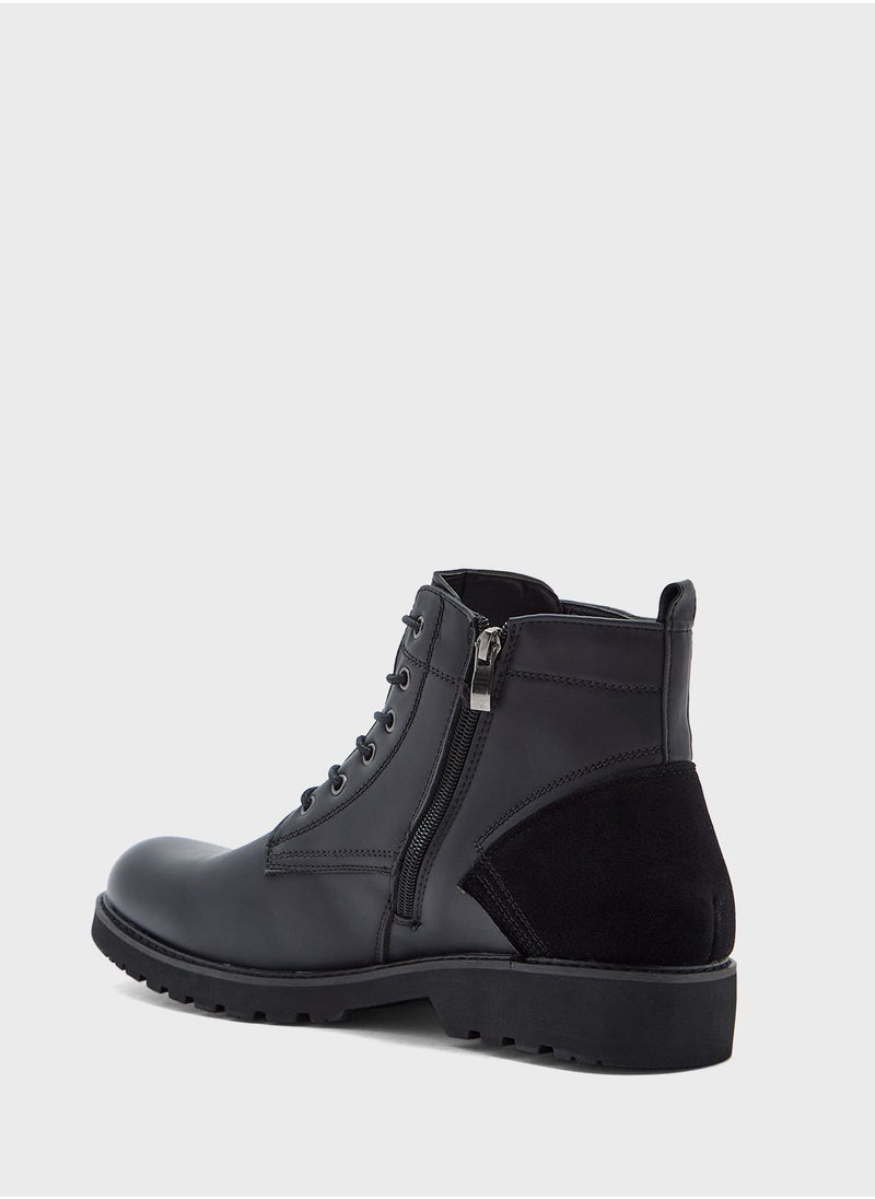 Robert Wood Casual Lace Up Boots  - Image 3