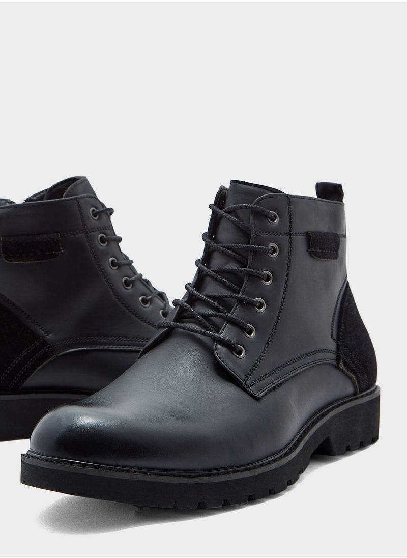 Robert Wood Casual Lace Up Boots  - Image 4
