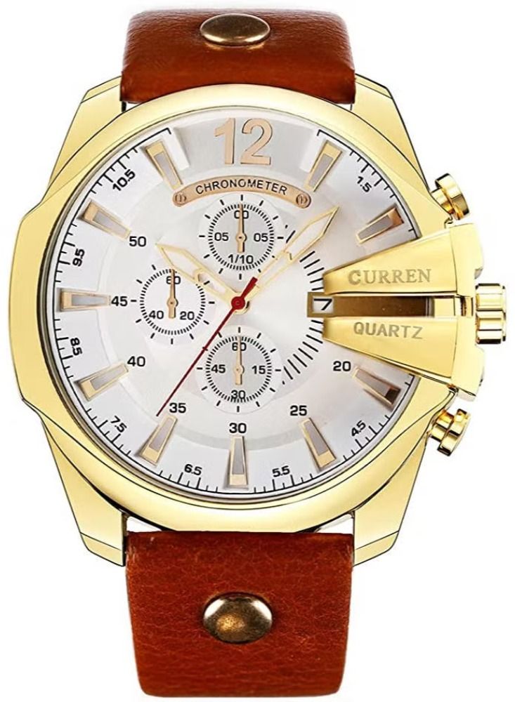 CURREN Luxury Male Fashion Leather Strap Outdoor Casual Sports Wrist watch - Image 1