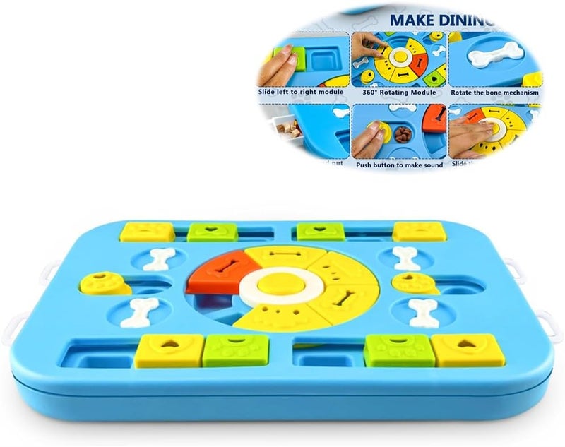 Dog Puzzle Toys, Slow Feeder for IQ Training & Mental Enrichment, Interactive and Mentally Stimulating Dog Feeding Toys - Image 1