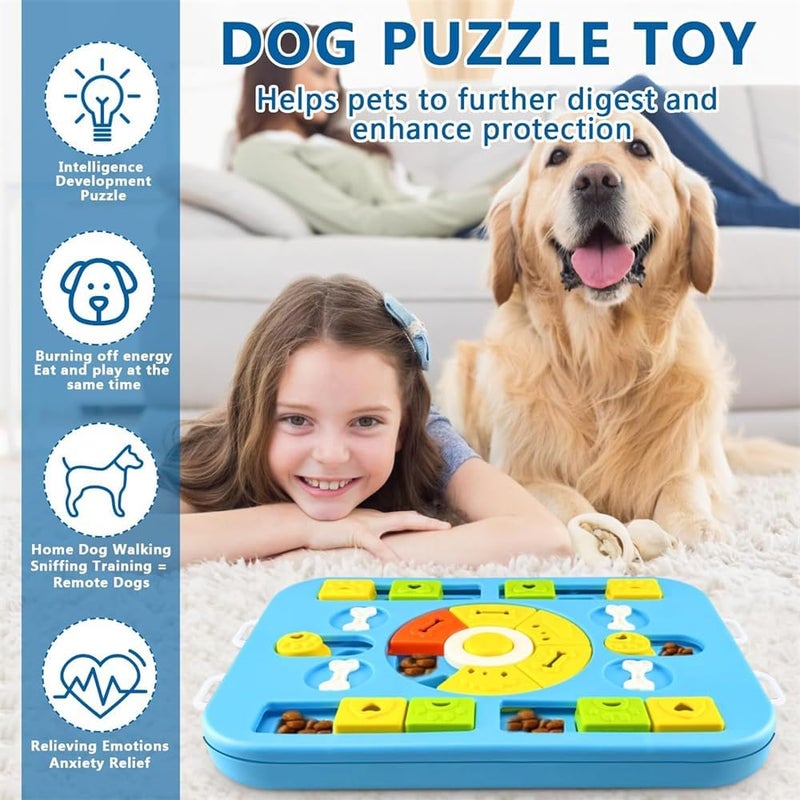 Dog Puzzle Toys, Slow Feeder for IQ Training & Mental Enrichment, Interactive and Mentally Stimulating Dog Feeding Toys - Image 3