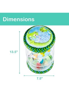 Splashin'kids Splashin'kids Infant Toys Beginner Crawl Along Game Ball Drop Maze Tummy Time Activity Center Early Development Jumbo Roller Rattle Toy Baby Toys for 6 Months 1 2 3 Year olds Watch Video  - Image 4