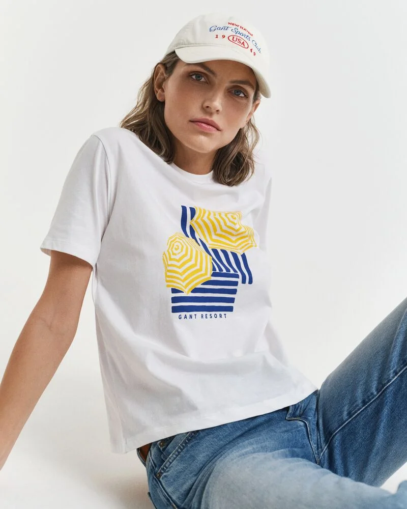 GANT Regular Graphic Ss T-Shirt