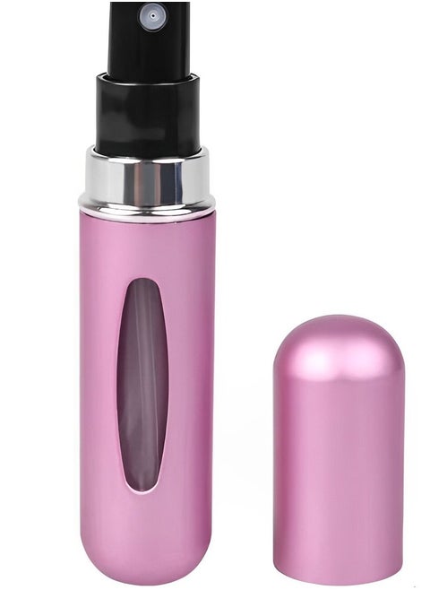 Mini Portable Pocket Size Refillable Empty Perfume Spray Bottle with Window Multicolor