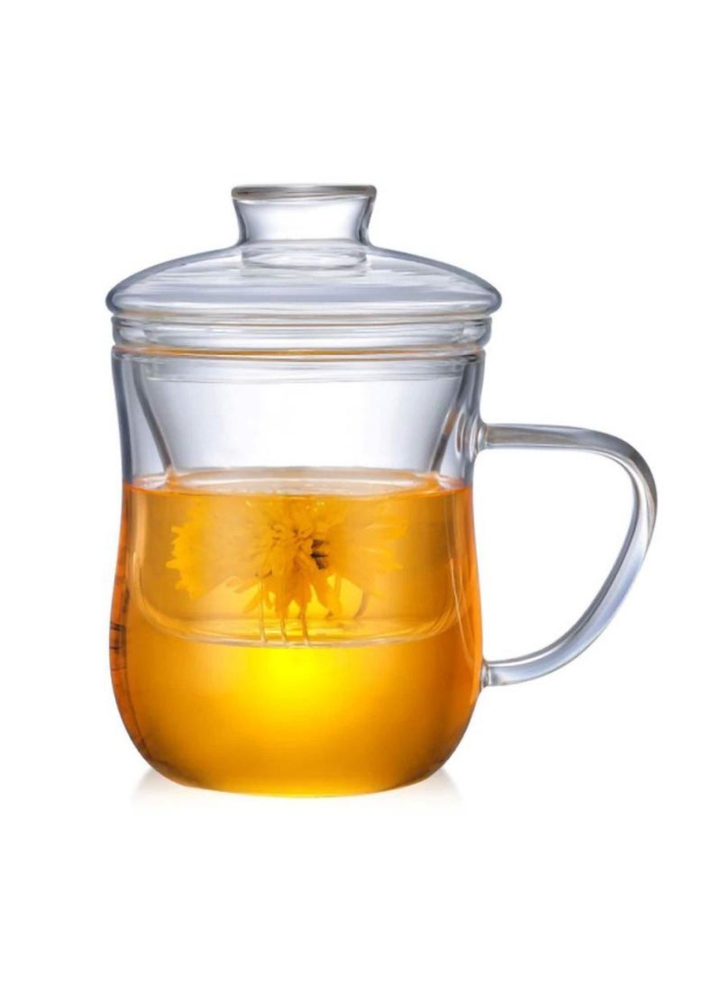 ACE Borosilicate Glass Tea Mug W Infuser 350ml