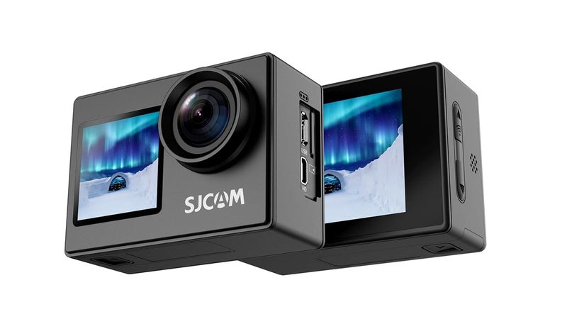 SJCAM Sj4000 Dual Screen 4K 30Fps/16Mp WiFi Action Digital Camera | 170° Ultra Wide Angle | 2.0''Ltps LCD+1.3'' Dual Screen | 30M Waterproof with Waterproof Case | Black - Image 1