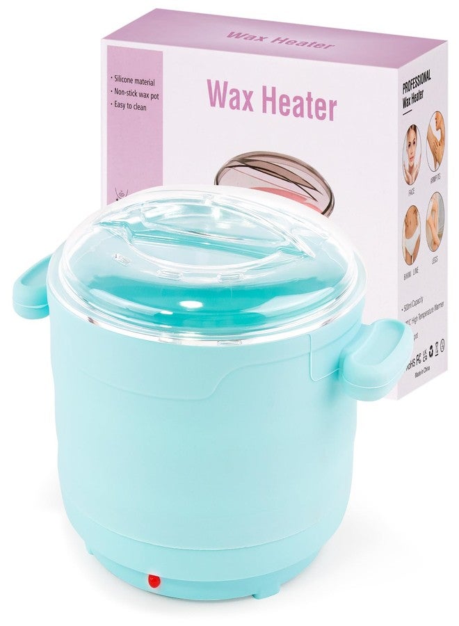 BELOVING Silicone Wax Warmer for Hair Removal, Foldable Hot Wax Melter Machine for Hard and Soft Wax Beads, 18.6oz Electric Waxing Kit Silicone Heater Pot for Full Body, Legs, Face, Eyebrows & Bikini - Image 1