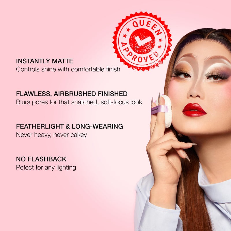Kimchi Chic KimChiChic Beauty Mini Me Puff Puff Pass Set and Bake Setting Powder for Makeup, Soft Natural Face Makeup for Uneven Skin Tone, 0.17oz, 02 Banana - Image 4