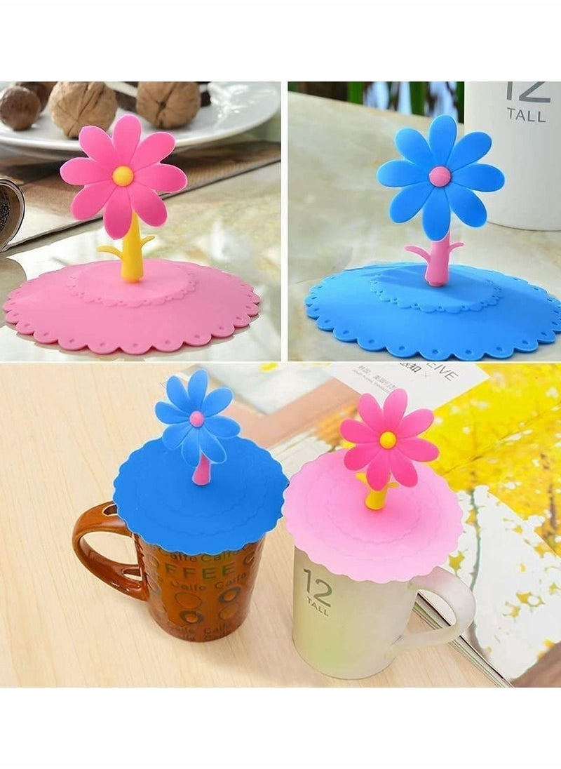 KASTWAVE - Silicone Drink Cup Lids, Reusable Creative Mug Covers - Image 1