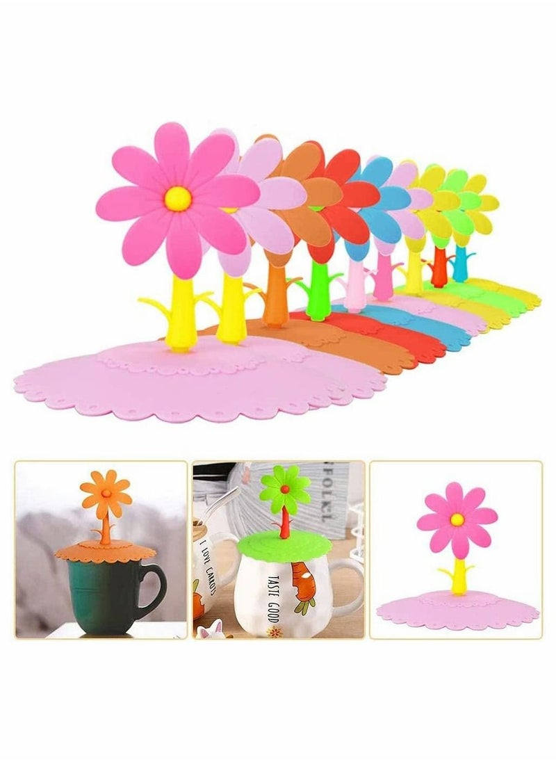 KASTWAVE - Silicone Drink Cup Lids, Reusable Creative Mug Covers - Image 1