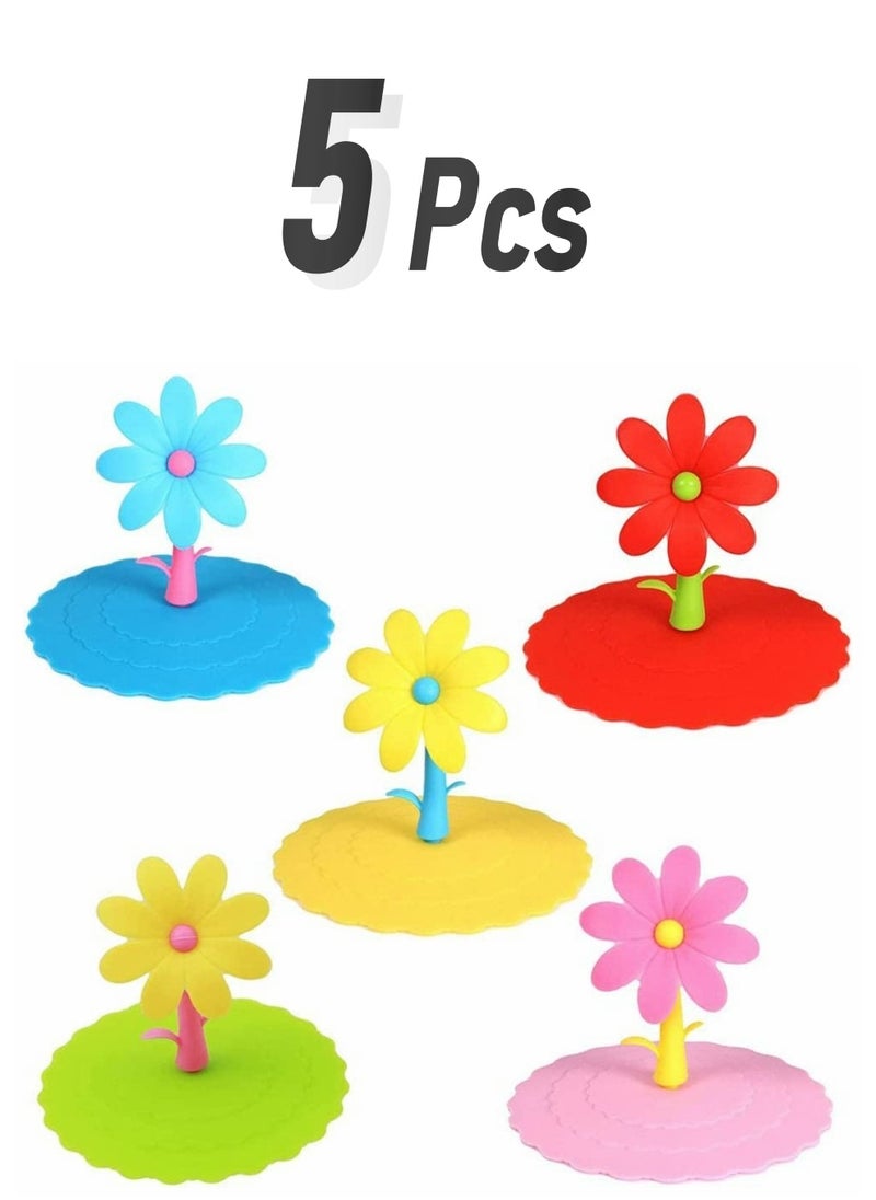 KASTWAVE - Silicone Drink Cup Lids, Reusable Creative Mug Covers - Image 1
