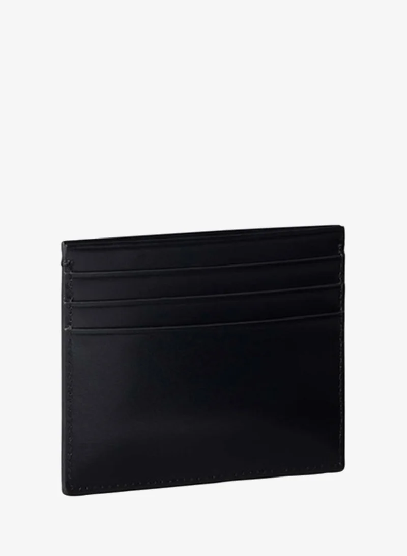 Calvin Klein Logo Plaque Leather Cardholder
