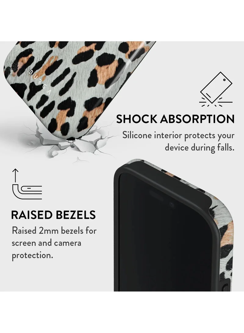 BURGA iPhone 16 Pro  Case, 2 Piece Hard Shell + TPU Silicone Interior, Shock Absorption, All Port Accessible, Raised Bezel For Screen & Camera Protection, Never Fading HQ Print,Baby Leo