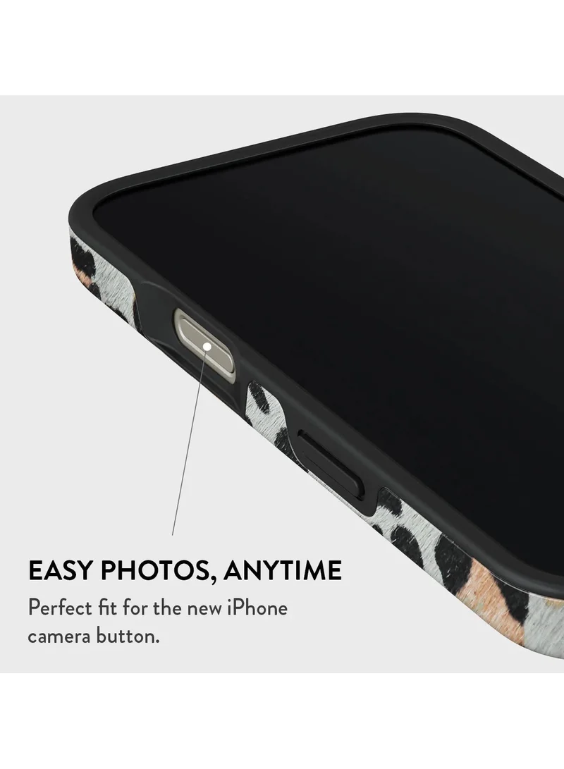 BURGA iPhone 16 Pro  Case, 2 Piece Hard Shell + TPU Silicone Interior, Shock Absorption, All Port Accessible, Raised Bezel For Screen & Camera Protection, Never Fading HQ Print,Baby Leo