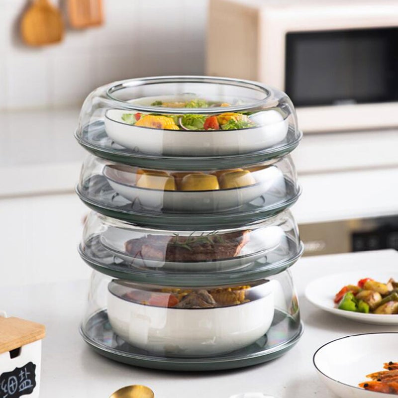🍳 أغطية حفظ الطعام للمطبخ للتكديس واحتجاز الحرارة لتغطية الطعام - Image 4